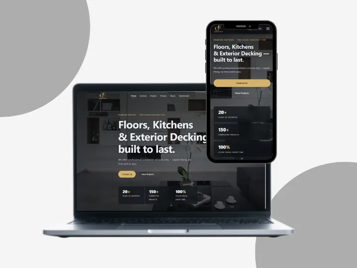G.E. Constructions website