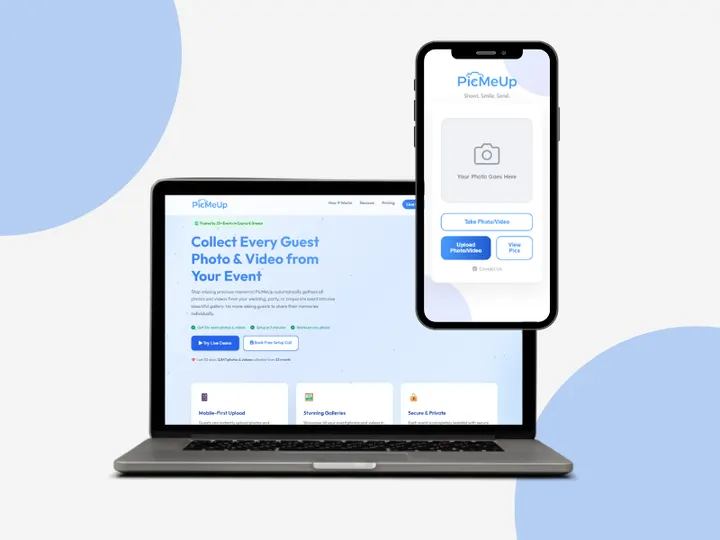 PicMeUp event photo sharing platform