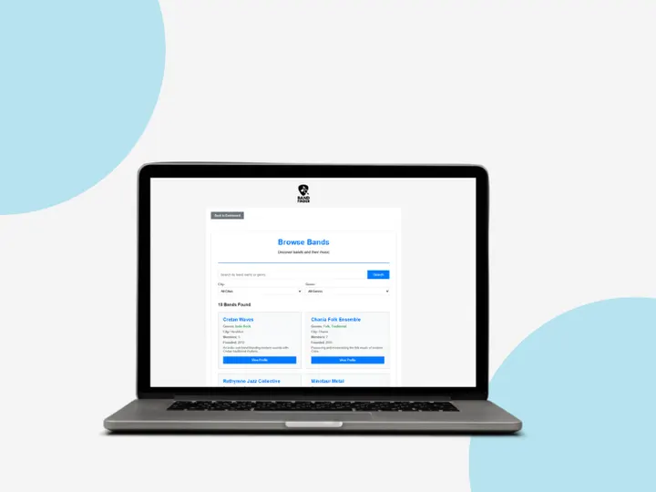 Bands and Events Platform